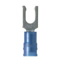 Panduit 18-14 AWG Nylon Locking Fork Terminal #8 Stud PK100, Connection Material: Tin-Plated Copper PN14-8LF-C